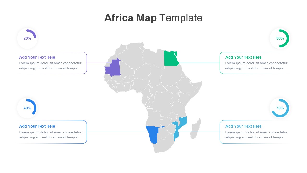 Africa Map PowerPoint Template