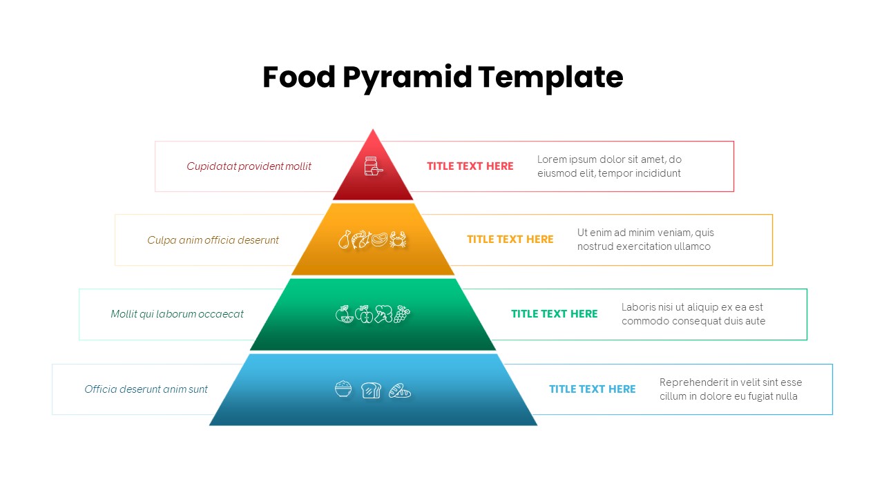 Food Pyramid PowerPoint Template