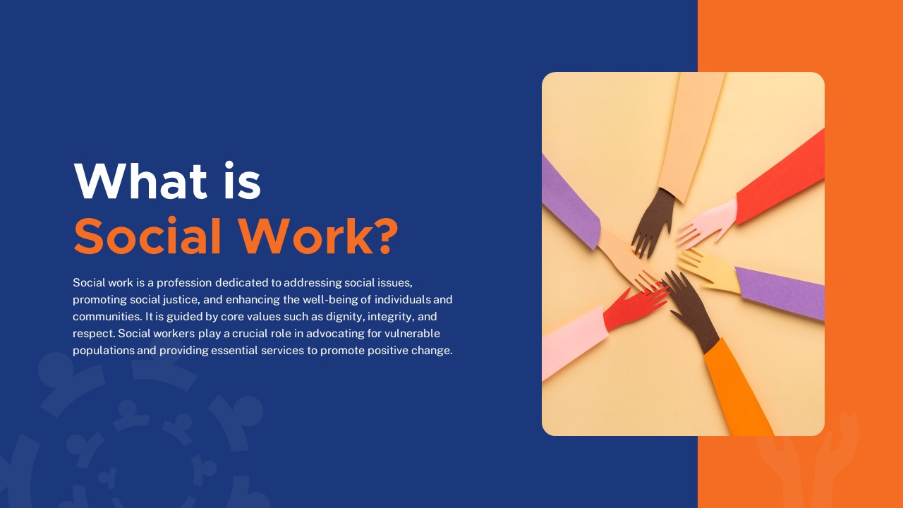 Social Work PowerPoint Template Free - SlideBazaar