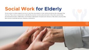 Free elderly Social Work PowerPoint Template