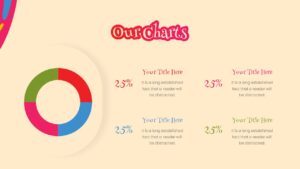 Groovy chart PowerPoint Template