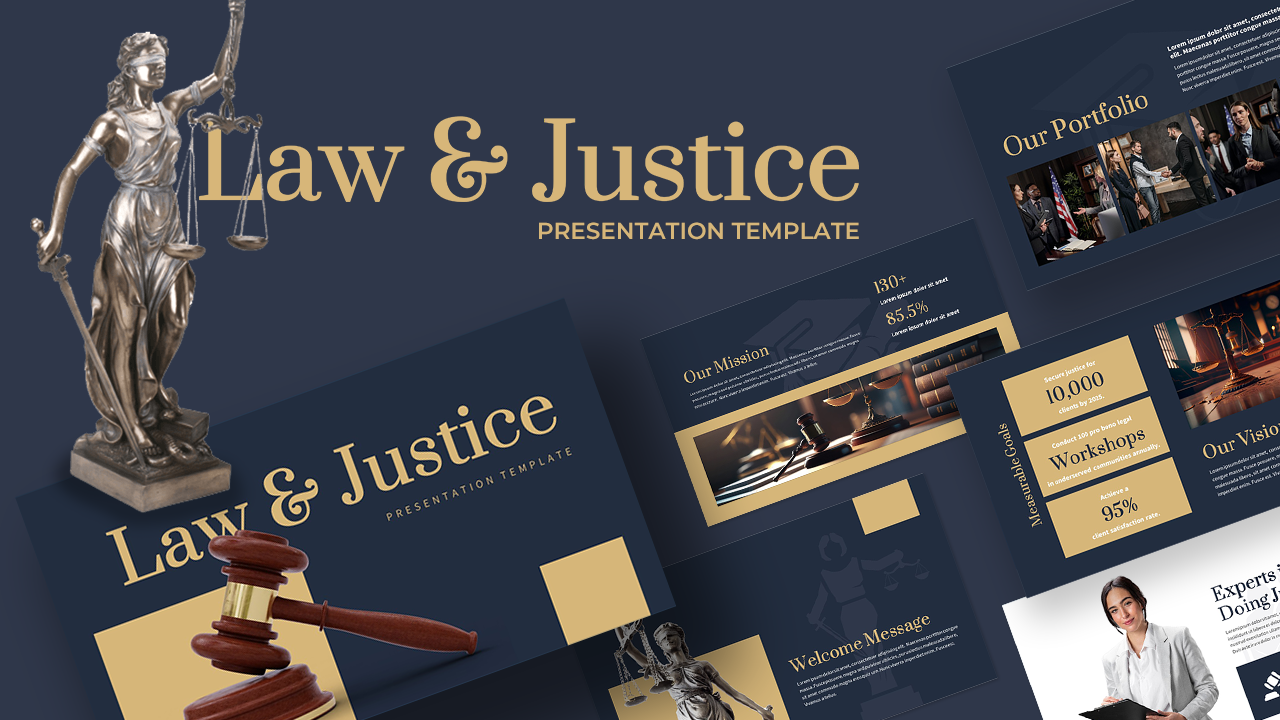 Legal PowerPoint Template Deck