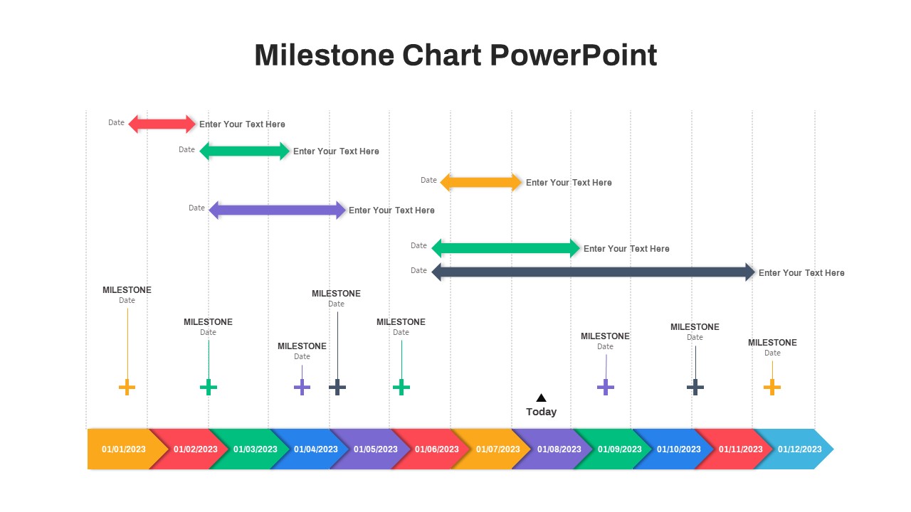 Milestone Chart PowerPoint
