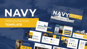 Navy PowerPoint Deck Templates