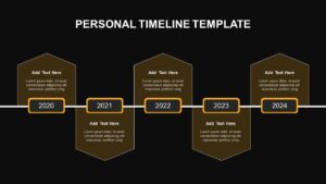 Personal Timeline ppt slide Template