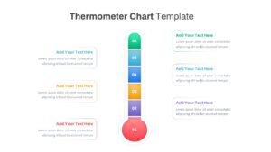 PowerPoint Thermometer Chart Template