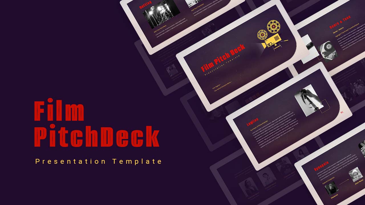 Film Pitch Deck PowerPoint Template