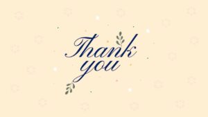 Animated Thank You PowerPoint Template