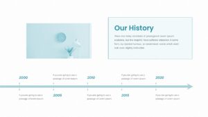 Clean Deck Free Presentation Template History