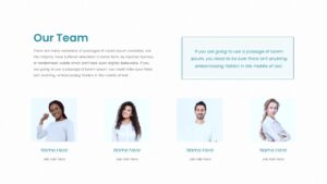 Clean Deck Free Presentation Template Team