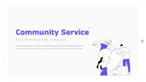 Free Community Service PPT Template