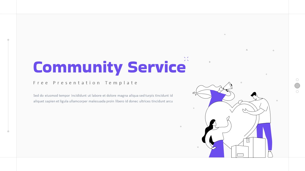 Free Community Service PPT Template