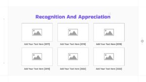 Free Community Service PowerPoint Template Recognition