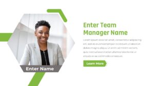 Free Company Profile Presentation Template Manager