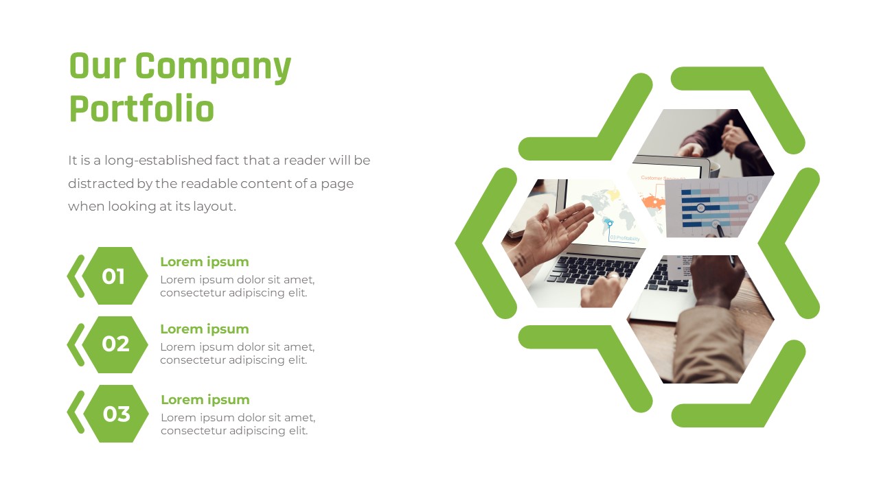 Free Company Profile Presentation Template Portfolio