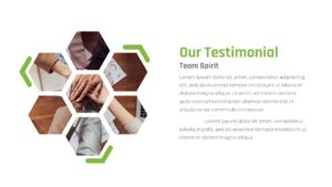 Free Company Profile Presentation Template Testimonial