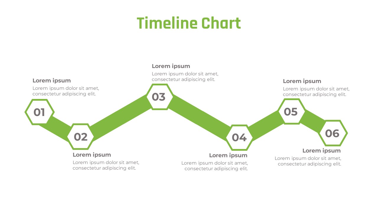 Free Company Profile Presentation Template Timeline Chart