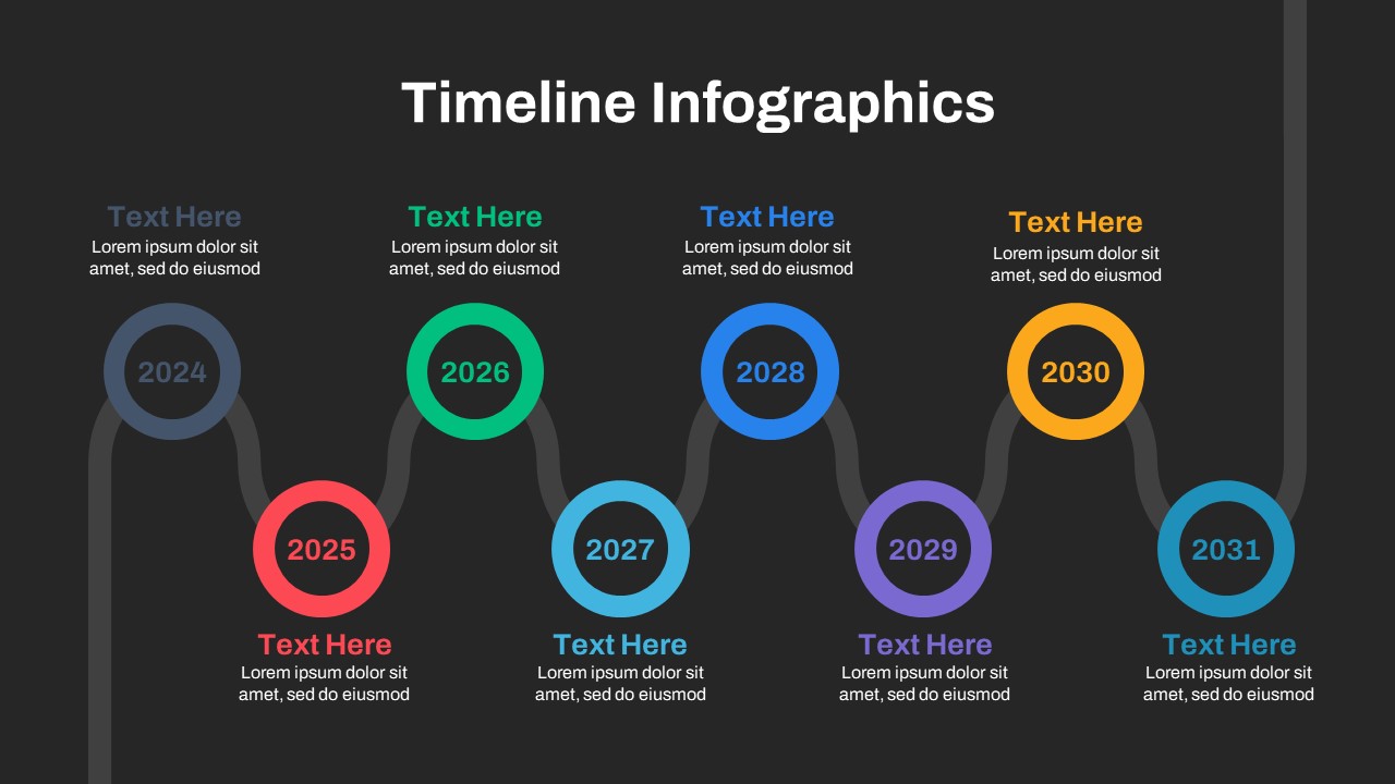 Free-PPT-Timeline-Infographics-Deck-Text