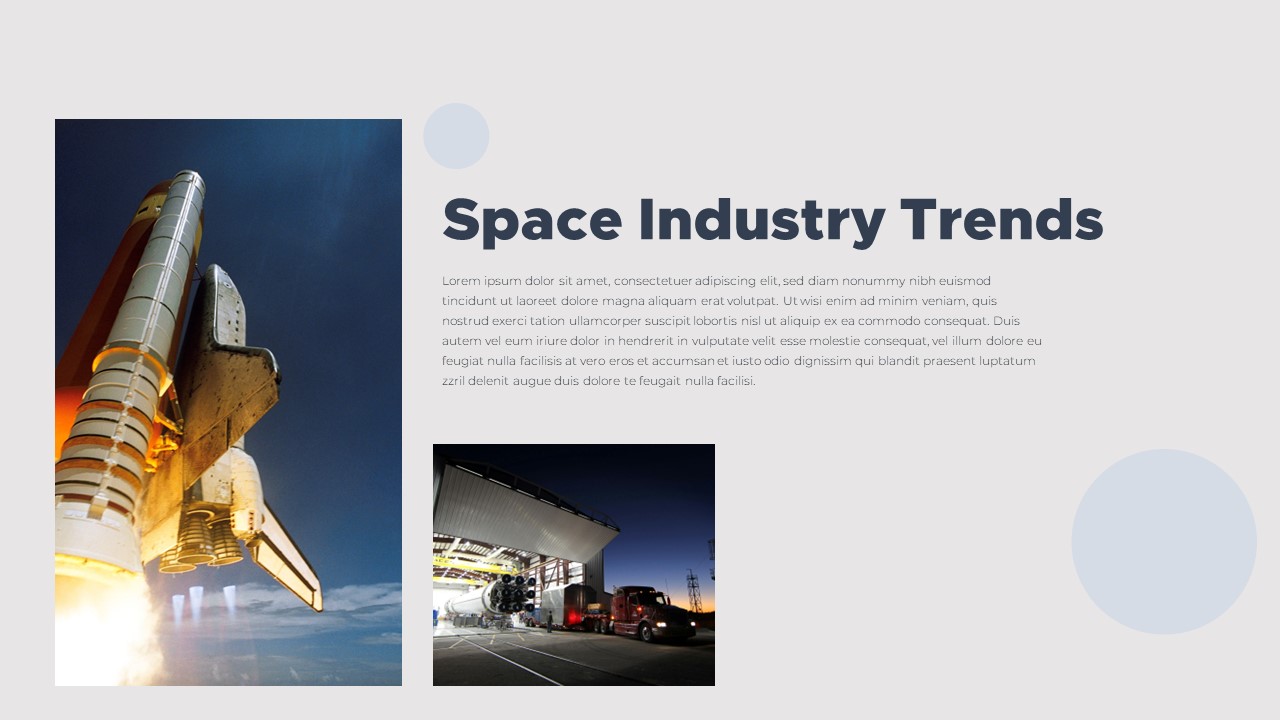 Free Space industry Minimal Deck Template