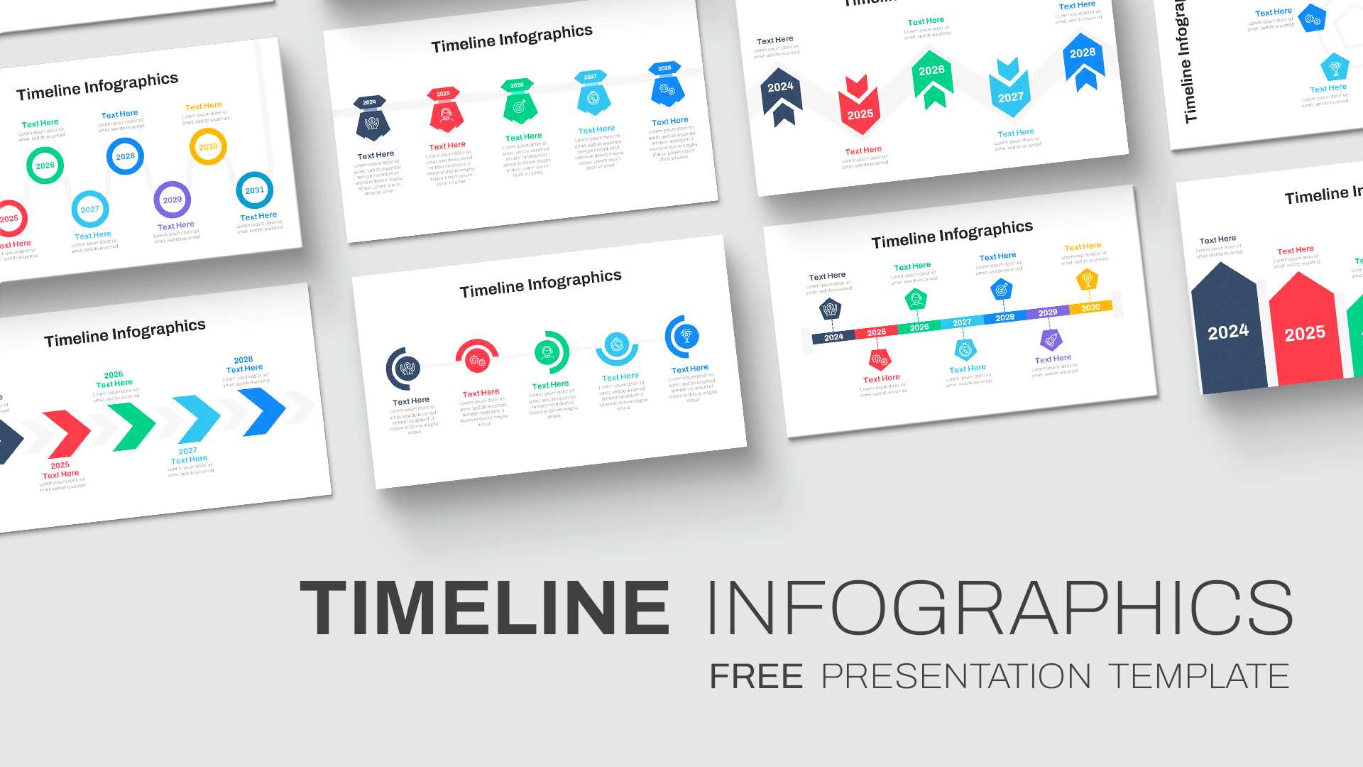 Free Timeline Infographics Deck