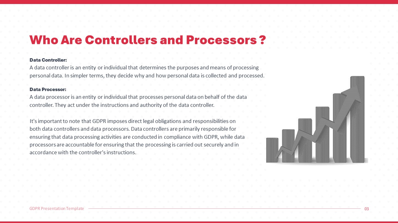 GDPR PowerPoint chart Template