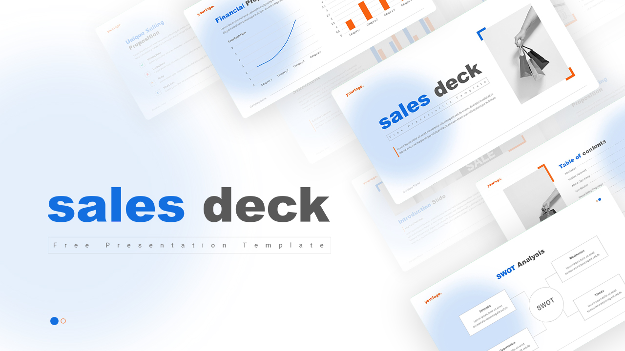 Sales Deck Free PowerPoint Template