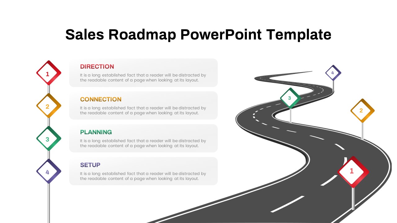 Sales Roadmap PowerPoint Template