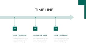 Simple Deck Free PPT Template Timeline