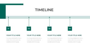 Simple Deck Free PowerPoint Templates Timeline