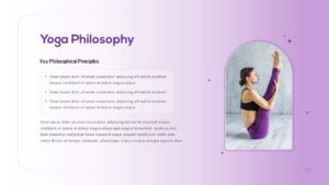 Yoga Class Presentation Template Philosophy