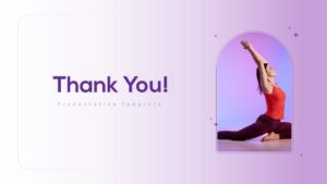 Yoga Class Presentation Template Thank you