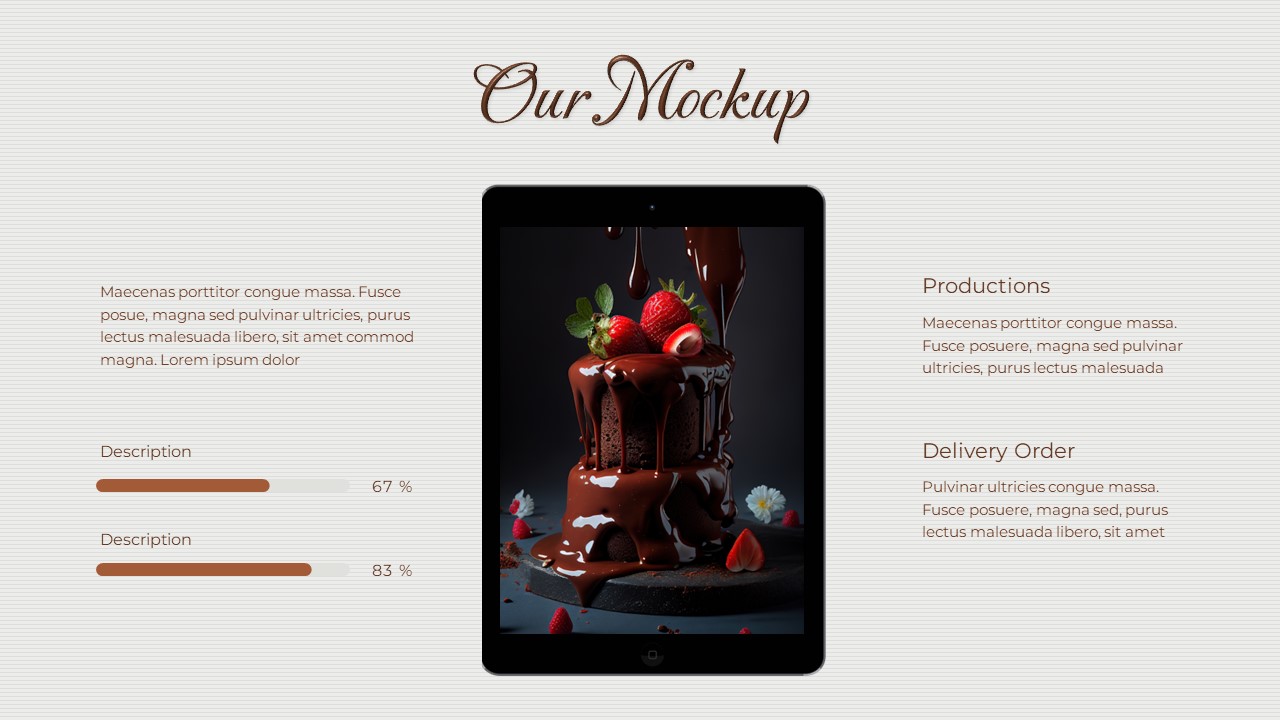 chocolate themed powerpoint template