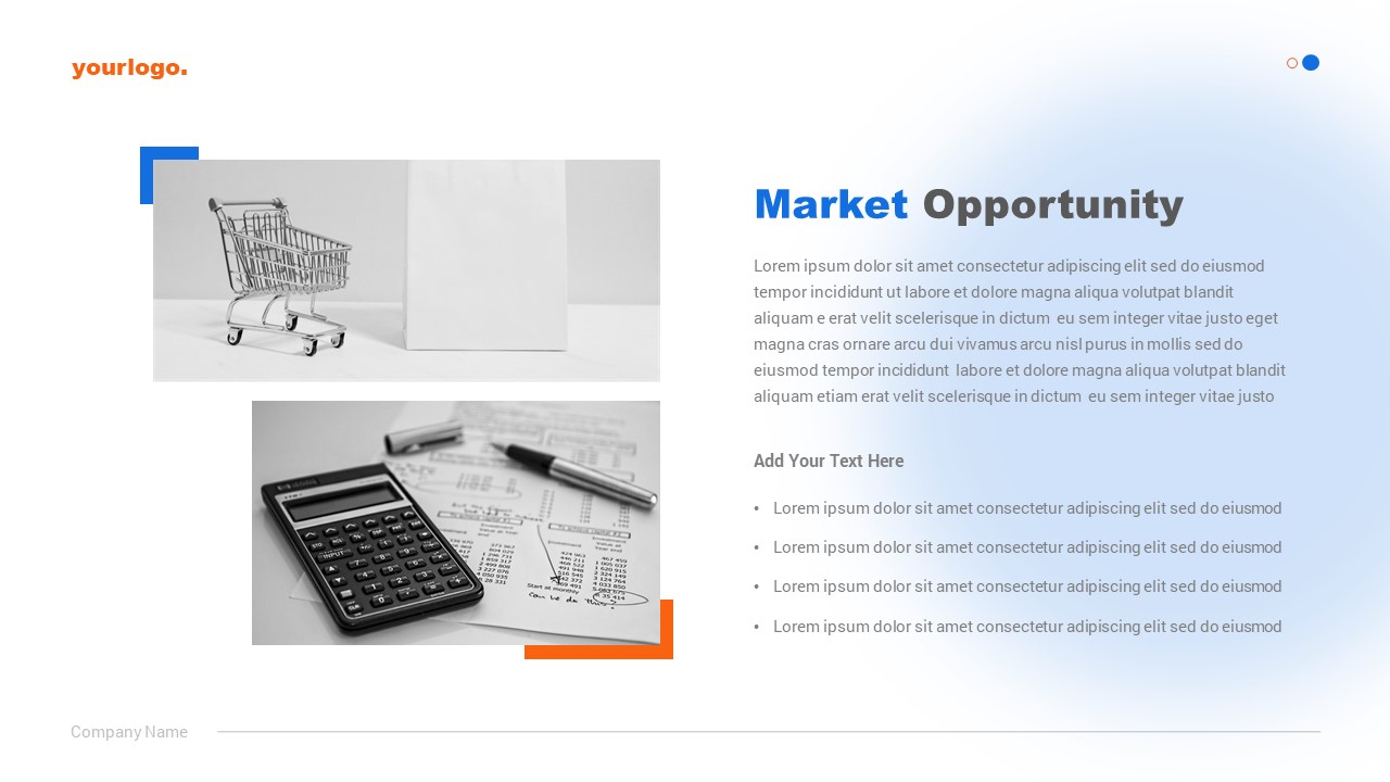 sales market opputunity slide