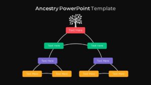 Ancestry PPT Template Black