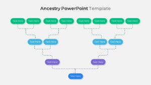 Ancestry PowerPoint Template White