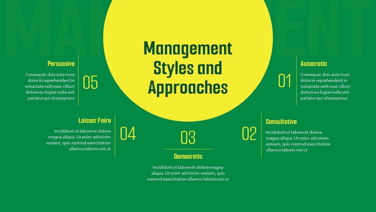 Free Management Deck Template6