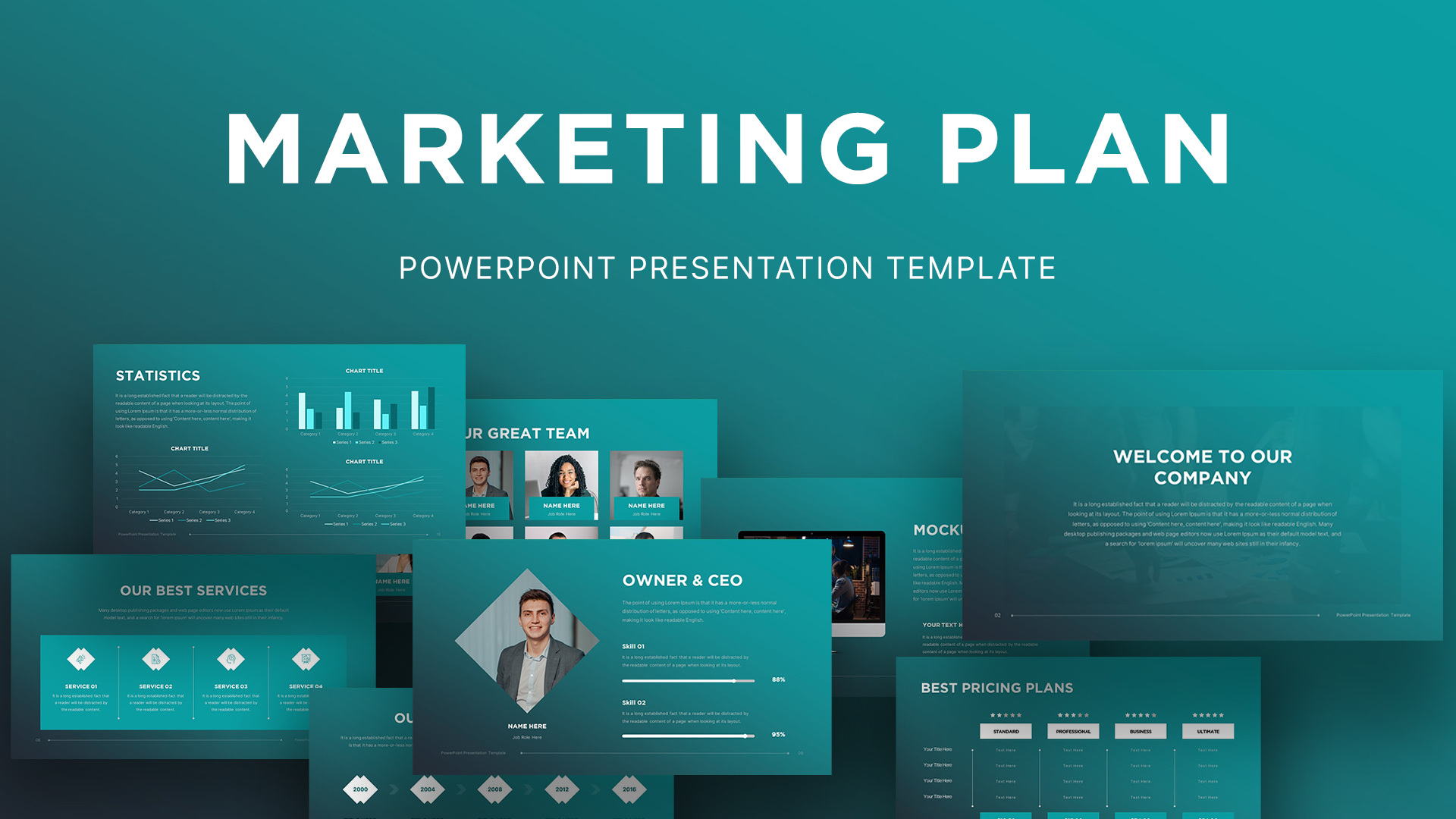 Free Marketing Plan PowerPoint Template