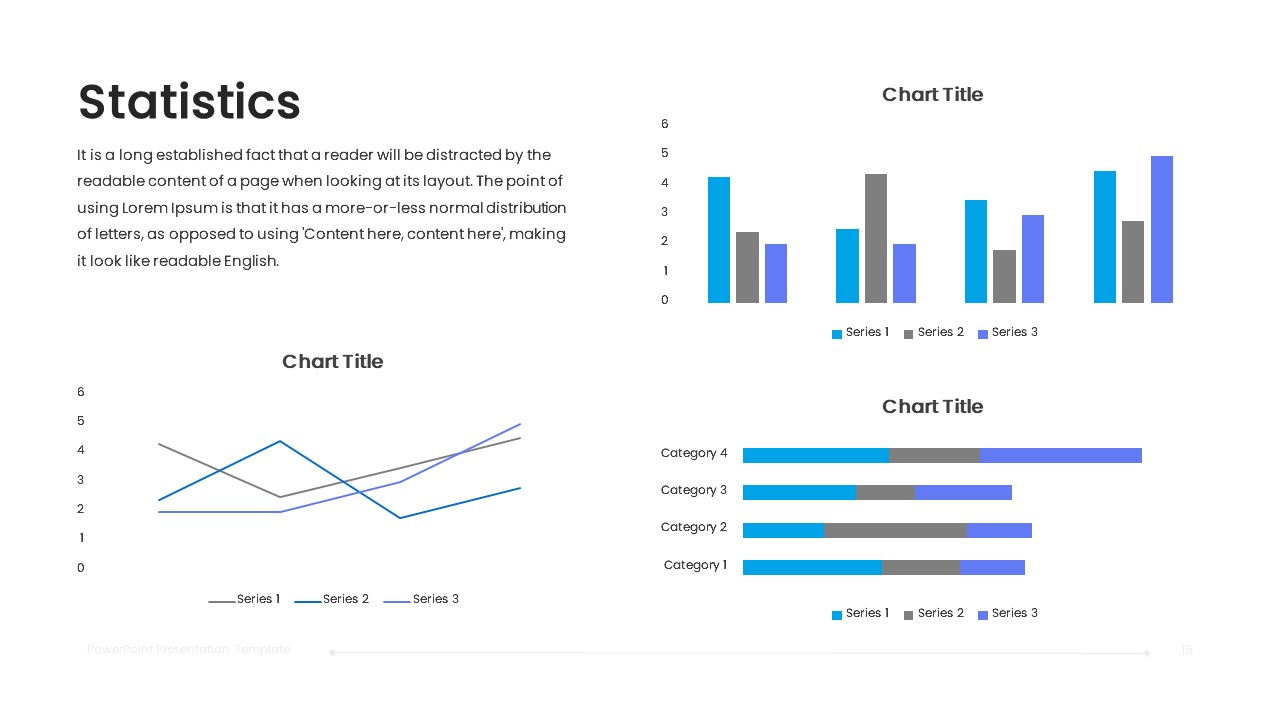 Free Marketing Plan PowerPoint Template statistics