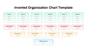 Inverted Org Chart PowerPoint Template