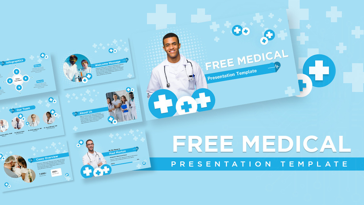 Free Animated Medical PowerPoint Template SlideBazaar
