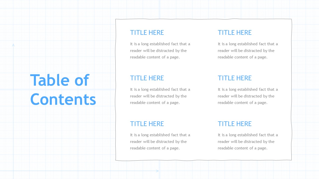 Graph-Paper-PowerPoint-Template-Deck-Contents