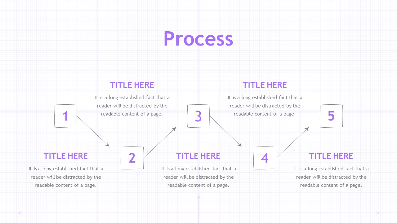 Graph-Paper-PowerPoint-Template-Deck-Process