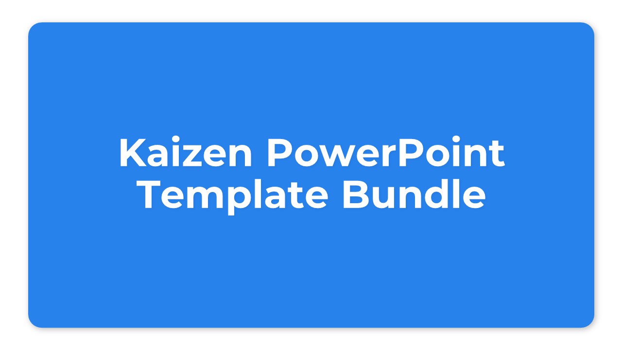 Kaizen PowerPoint Template Bundle - SlideBazaar