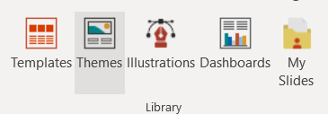 This is a button from SlideBazaar's add-in that you can use to add themes to your presentations in PowerPoint