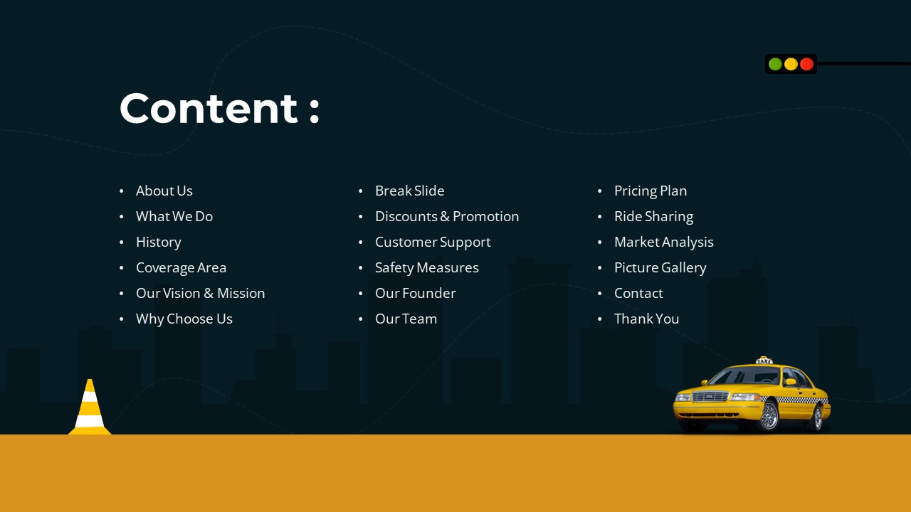 Cab-Service-PowerPoint-Template-Content