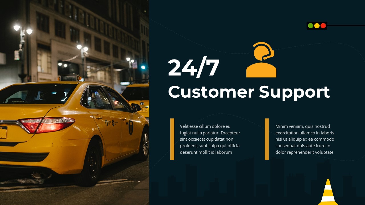 Cab-Service-PowerPoint-Template-Support