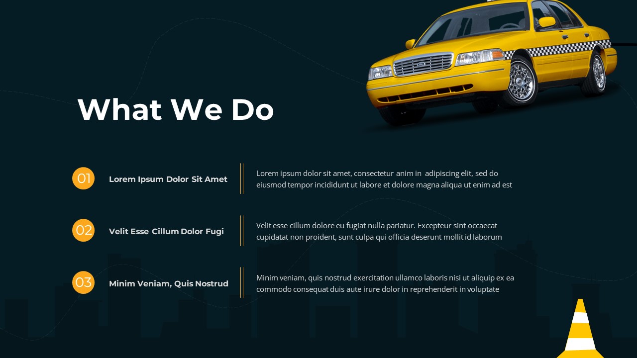 Cab-Service-PowerPoint-Template-What-We-Do