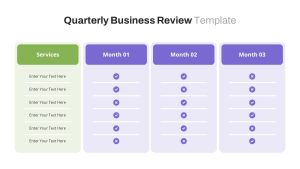 Free-Quarterly-Business-Review-PowerPoint-Template-Table