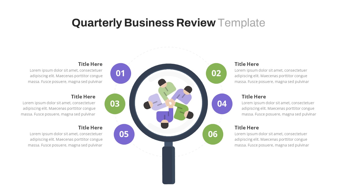 Free Quarterly Business Review PowerPoint Template