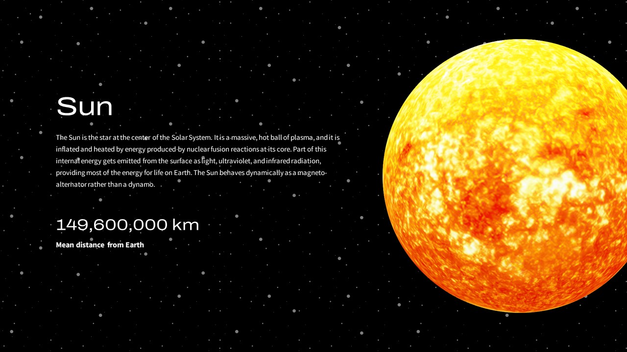 Solar-System-Morph-Presentation-Template-Sun